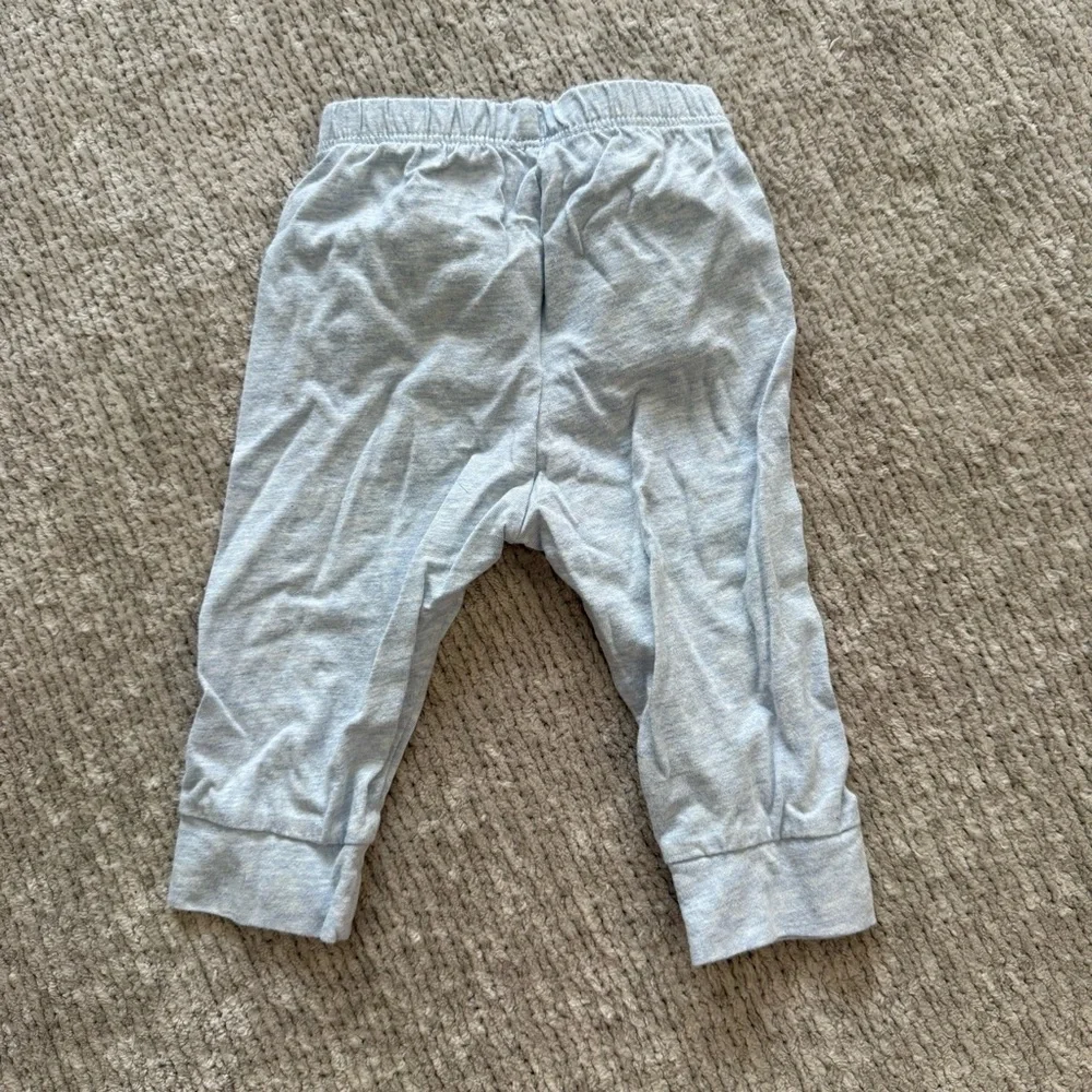 Baby GAP Organic Cotton Jogger Pants Light Blue 3–6‎ Months
